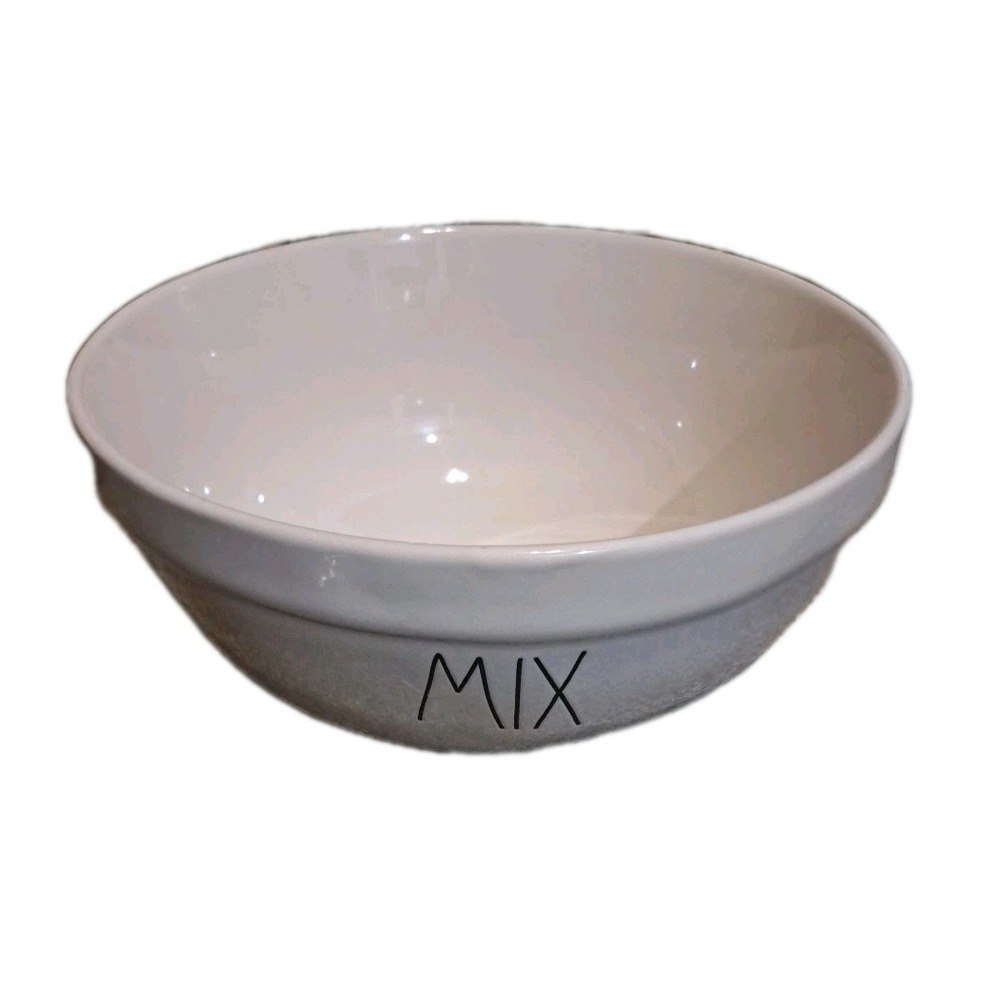 RAE DUNN ARTISAN COLLECTION - Large Mixing Bowl "MIX" - 10 1/8" wide - New